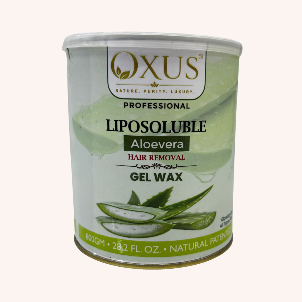 OXUS Professional Liposoluble Aloevera Hair Removal Gel Wax – 800 GM