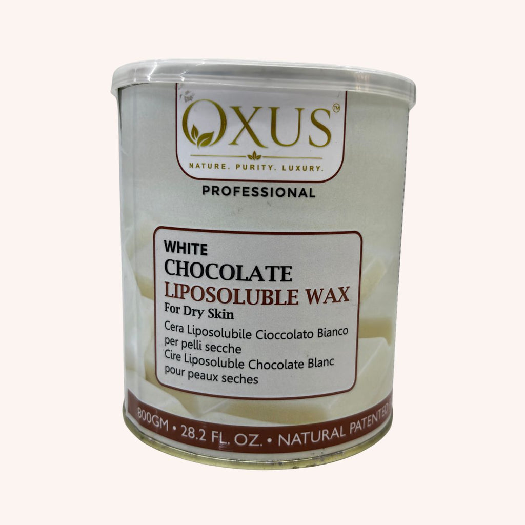 OXUS Professional White Chocolate Liposoluble Wax for Dry Skin – 800 GM