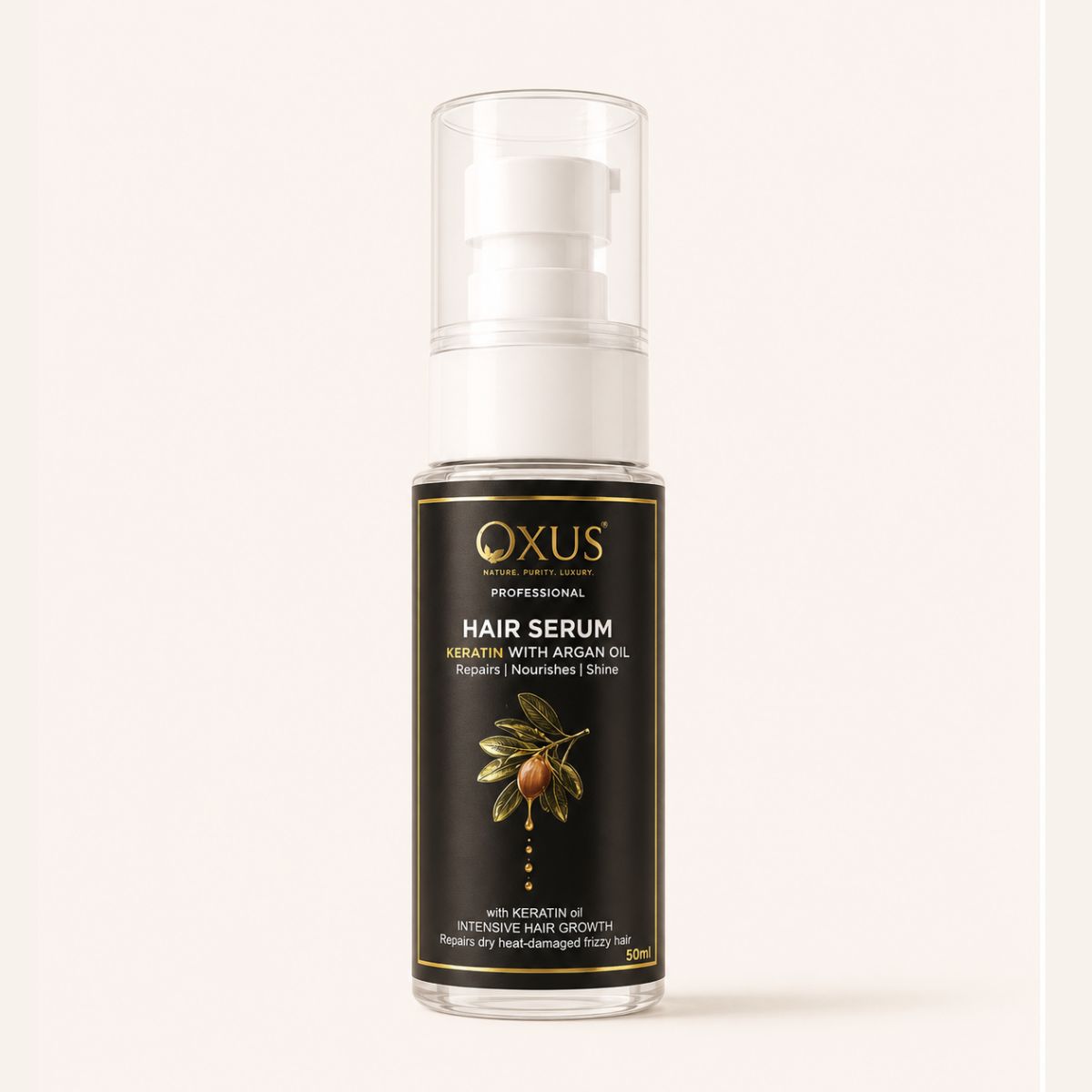 OXUS Professional Keratin Hair Serum with Argan Oil – 50ml
