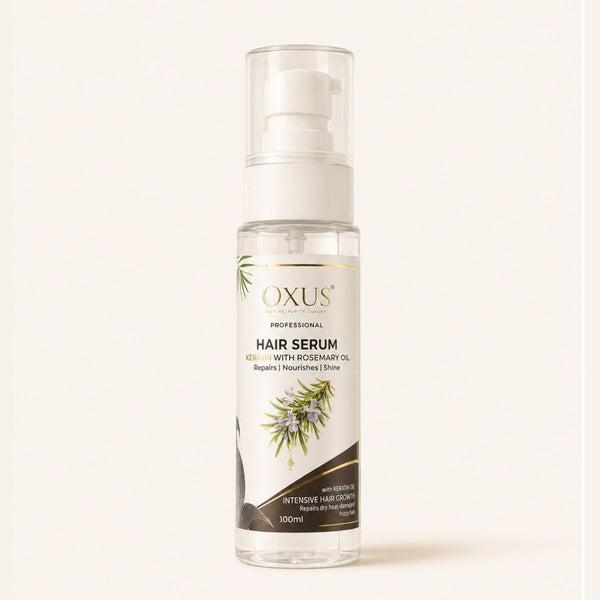 OXUS Professional Keratin Hair Serum with Rosemary Oil – 100ml