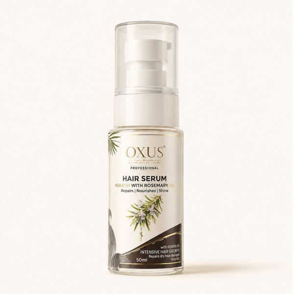 OXUS Professional Keratin Hair Serum with Rosemary Oil – 50ml