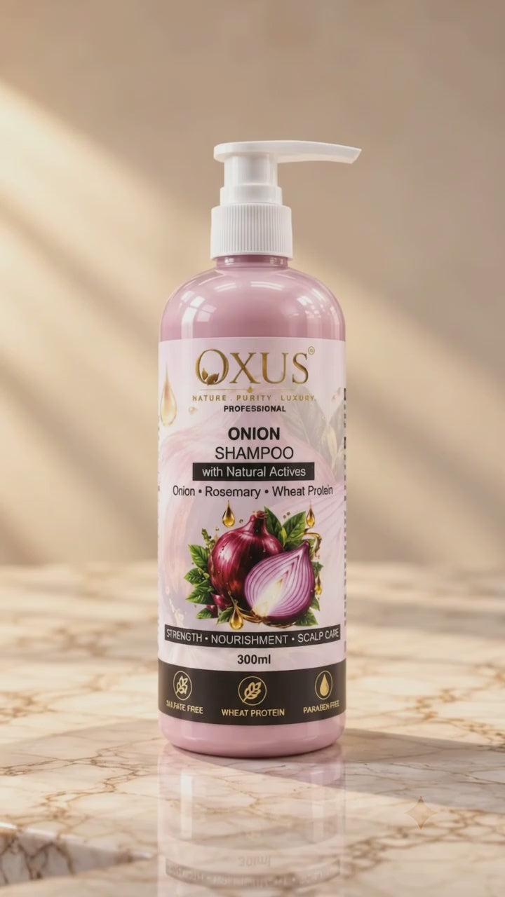 OXUS Professional Onion Shampoo with Natural Actives – 300ml