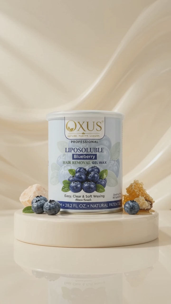 OXUS Professional Liposoluble Blueberry Hair Removal Gel Wax – 800 GM