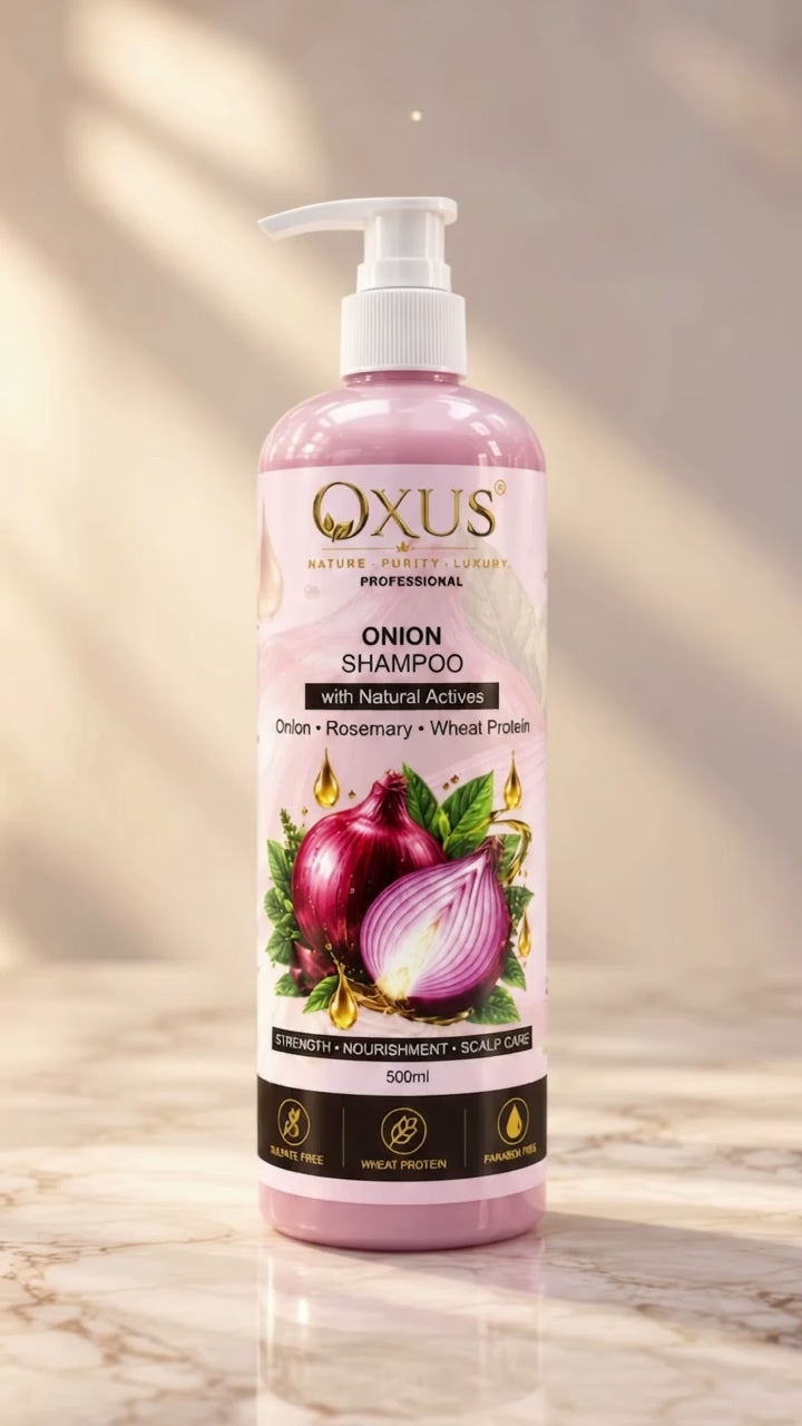 OXUS Professional Onion Shampoo with Rosemary & Wheat Protein 500ml