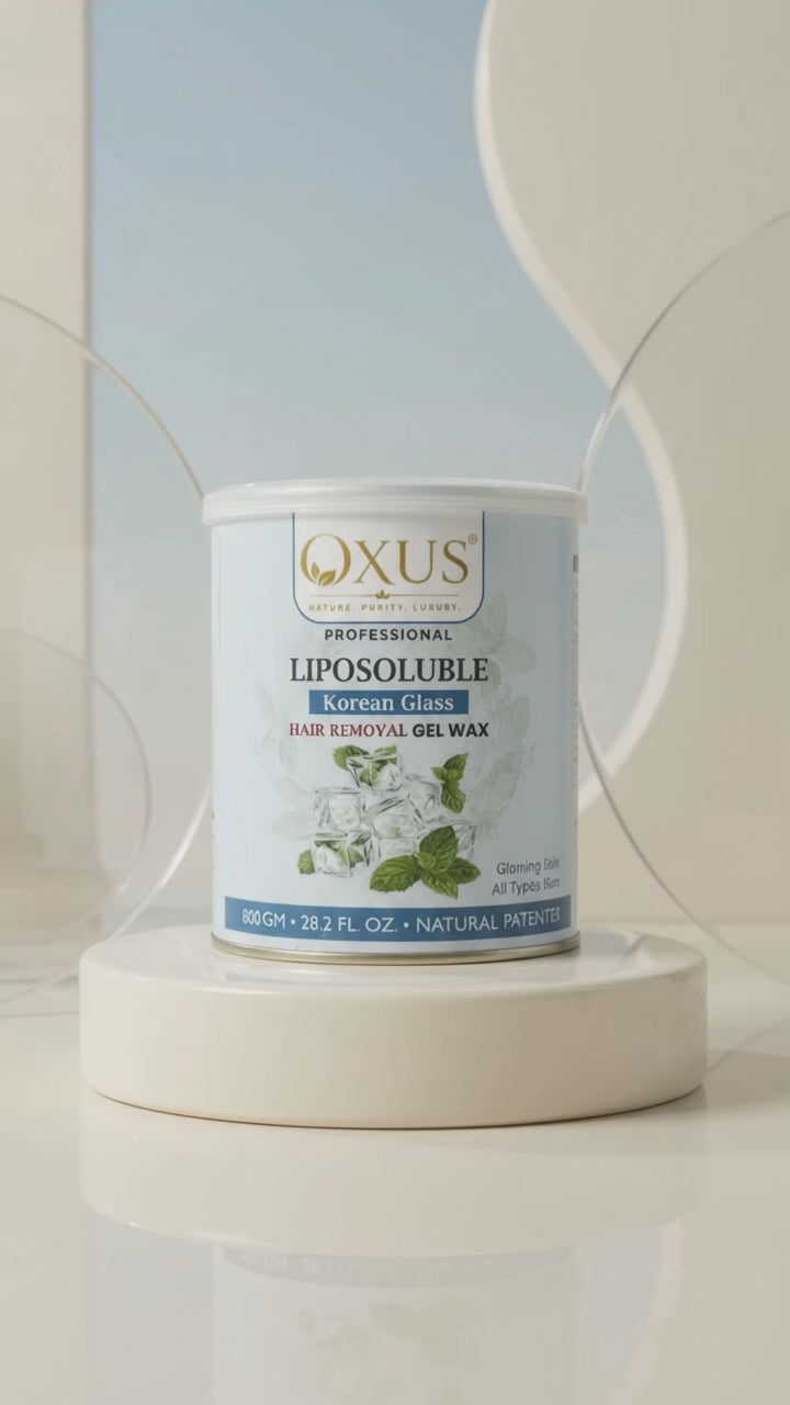 OXUS Professional Liposoluble Korean Glass Hair Removal Gel Wax – 800 GM