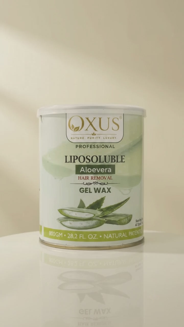 OXUS Professional Liposoluble Aloevera Hair Removal Gel Wax – 800 GM